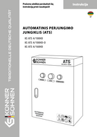 Automatinis Perjungimo Jungiklis KS ATS 4/100HD, 4/100HD-O, 4/160HD