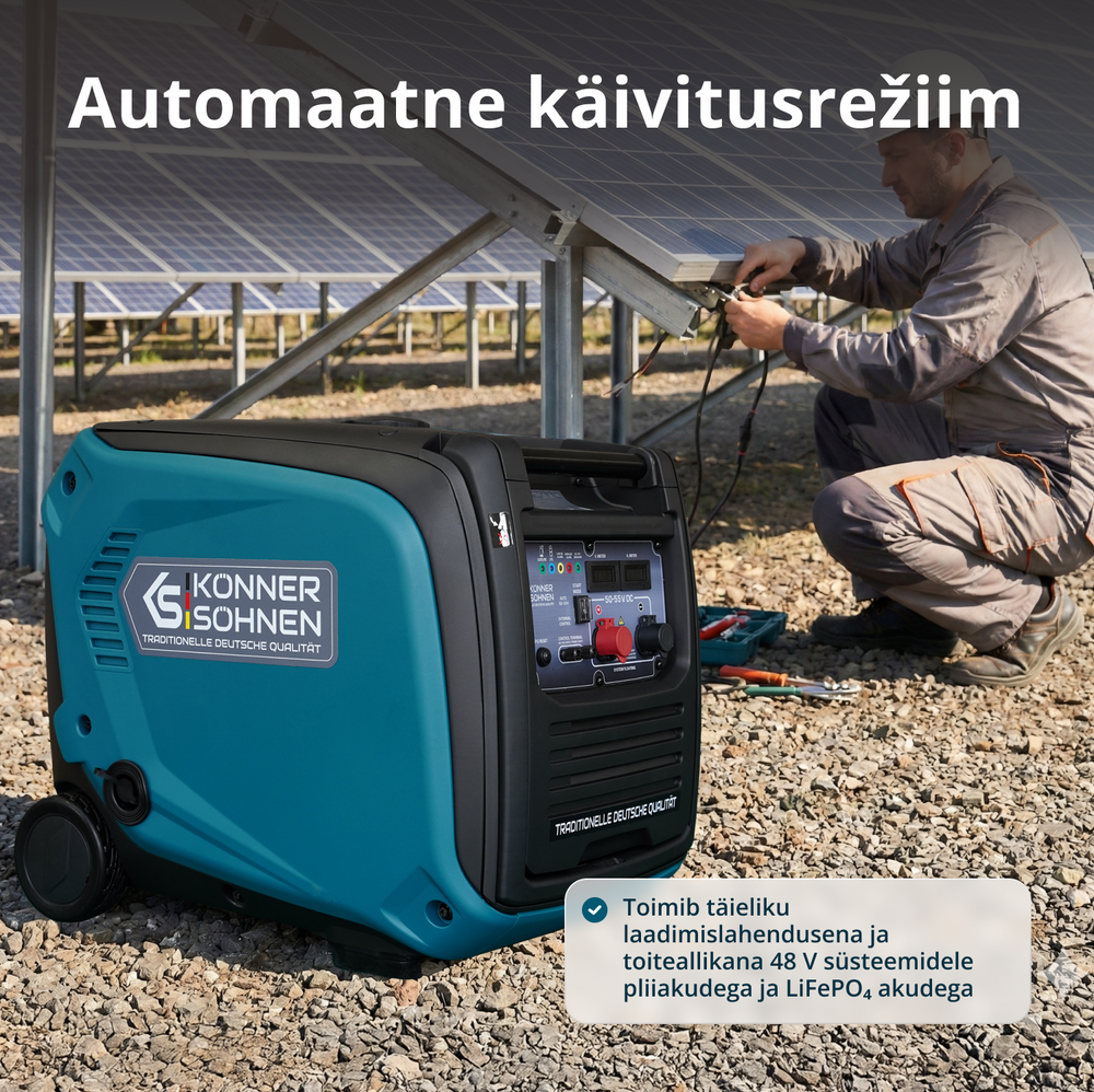 KS 48VGS-DC Alalisvoolugeneraator, versioon 50–55V