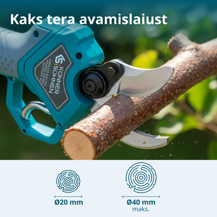 Juhtmeta Elektrilised Pügikäärid KS CPS20V-40 Korpus