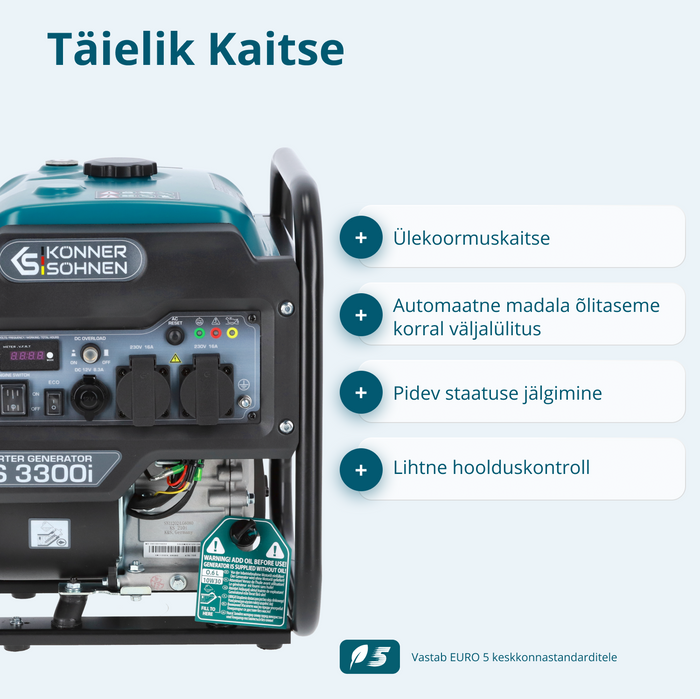 Invertergeneraator KS 3300i