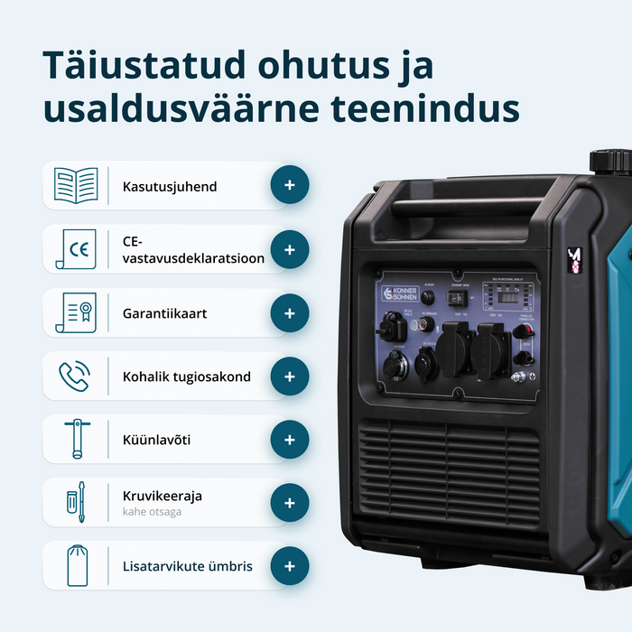 Invertergeneraator KS 4000iE S