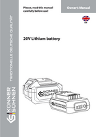 20V 2Ah 4Ah Lithium battery