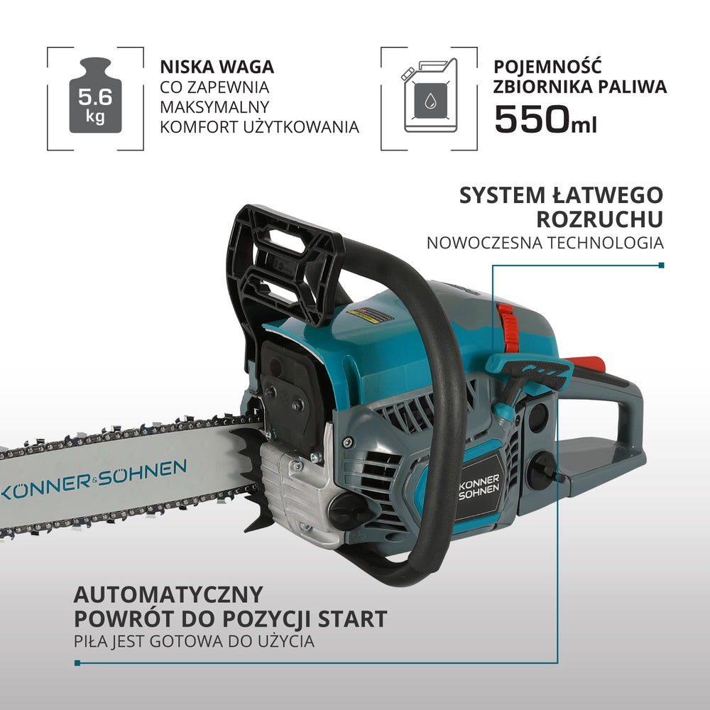 Benzīna motorzāģis KS CS21G-13