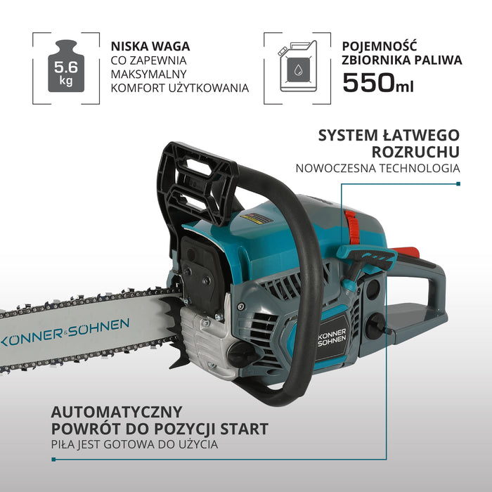 Benzīna motorzāģis KS CS21G-13