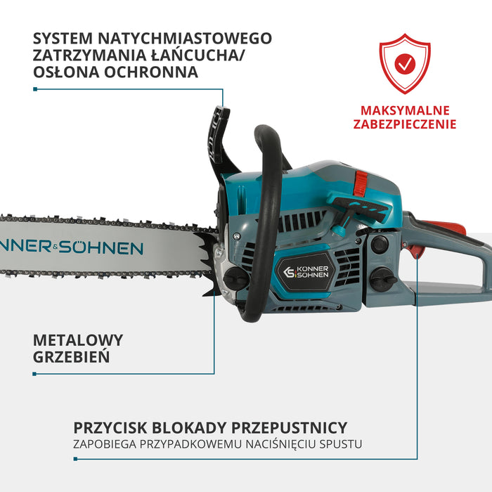 Benzininis grandininis pjūklas KS CS31G-20