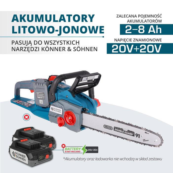 Juhtmeta kettsaag KS CS40V-14