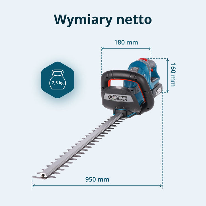 Juhtmeta hekilõikur KS HT-20V