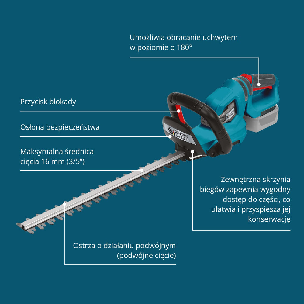 Juhtmeta hekilõikur KS HT-20V