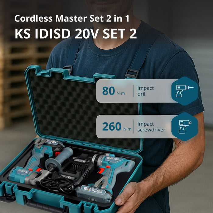 Cordless Master Set 2in1 KS IDISD 20V SET 2 PLUS