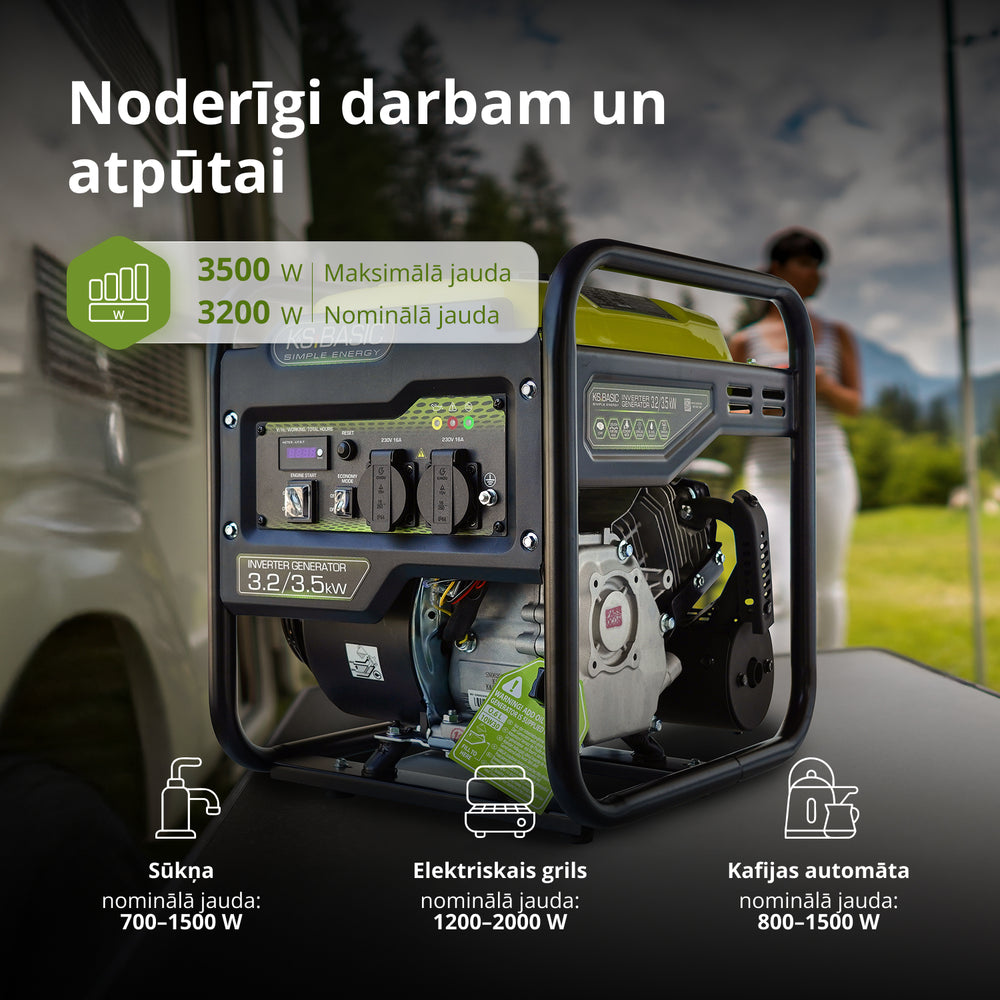 Invertora ģenerators KSB 35i