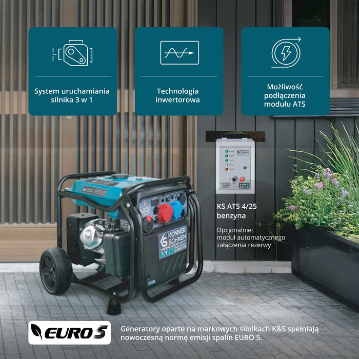 Invertergeneraator KS 8100iE 1/3 ATSR