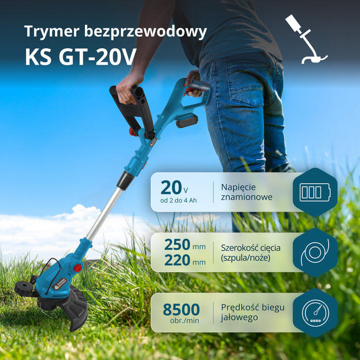 Juhtmeta trimmer KS GT-20V