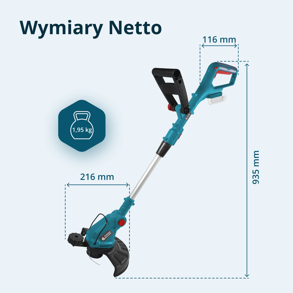 Juhtmeta trimmer KS GT-20V
