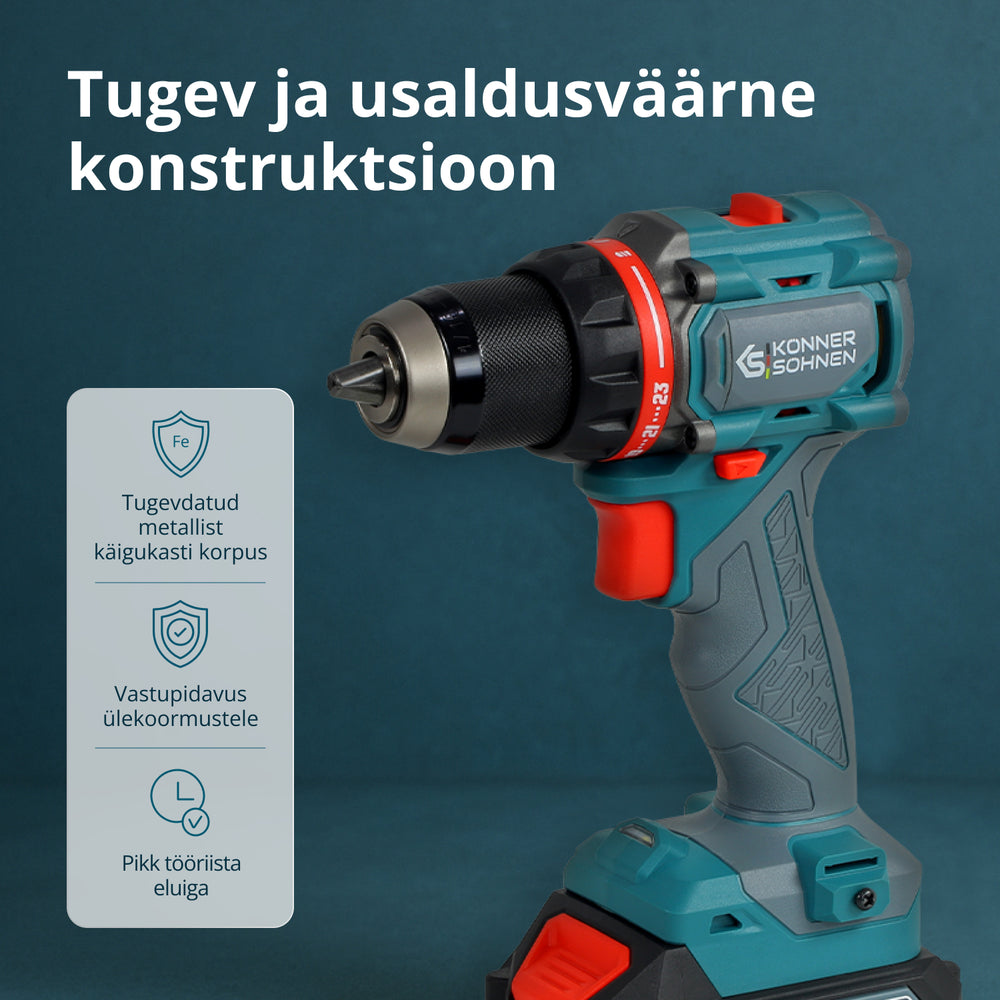 Juhtmevaba Meistrikomplekt KS ID20V-60 KIT 74