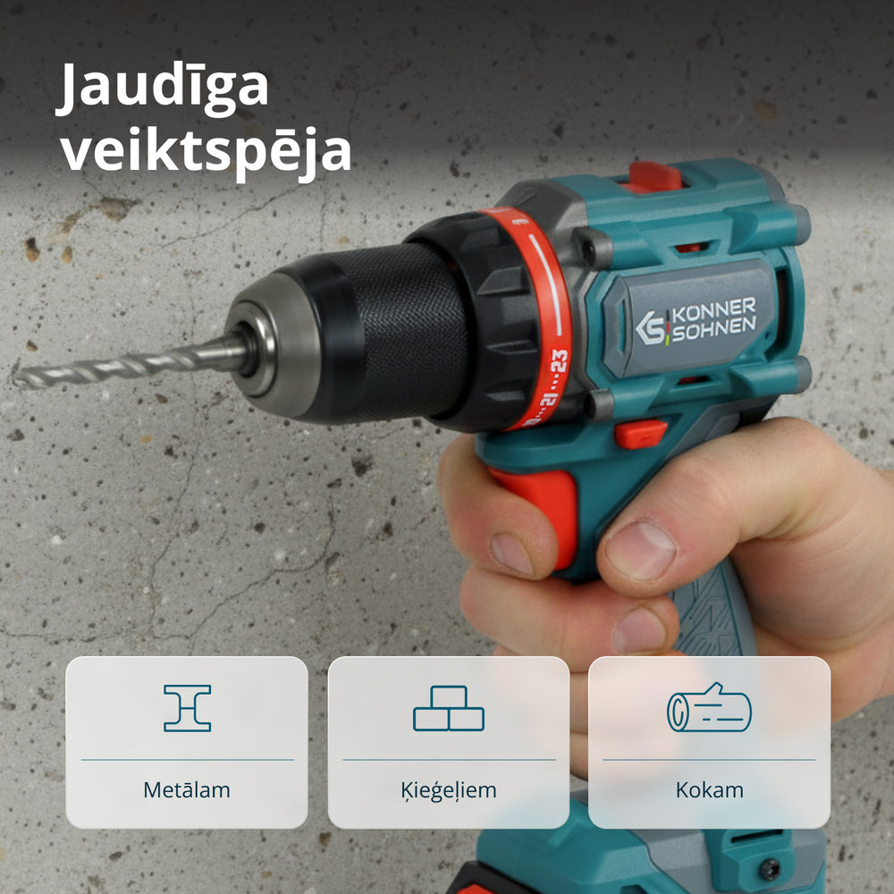 Bezvadu meistara komplekts KS ID20V-60 KOMPLEKTS 74
