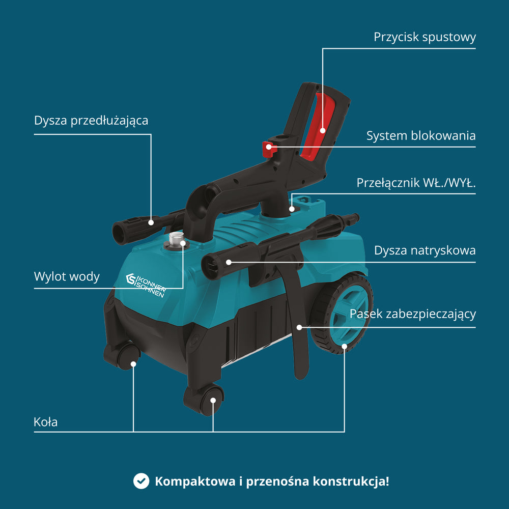 Aukšto slėgio plovimo įrenginys KS PW130H