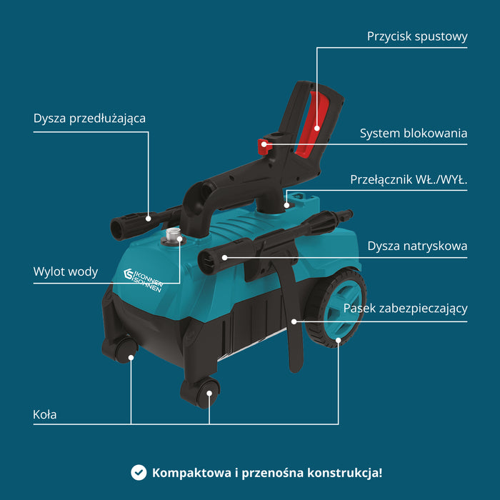 Aukšto slėgio plovimo įrenginys KS PW130H