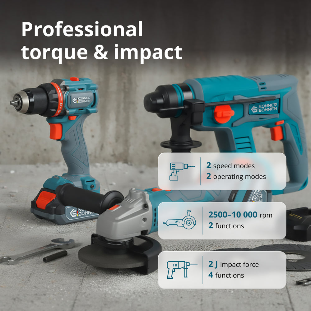 Cordless Master Set 3-in-1 Kit KS RHAGD 20V SET 3 PLUS