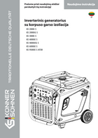 Inverterinis generatorius su korpuso garso izoliacija