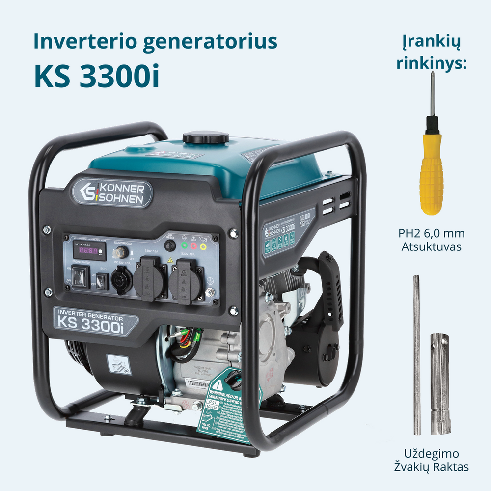 Inverterinis generatorius KS 3300i
