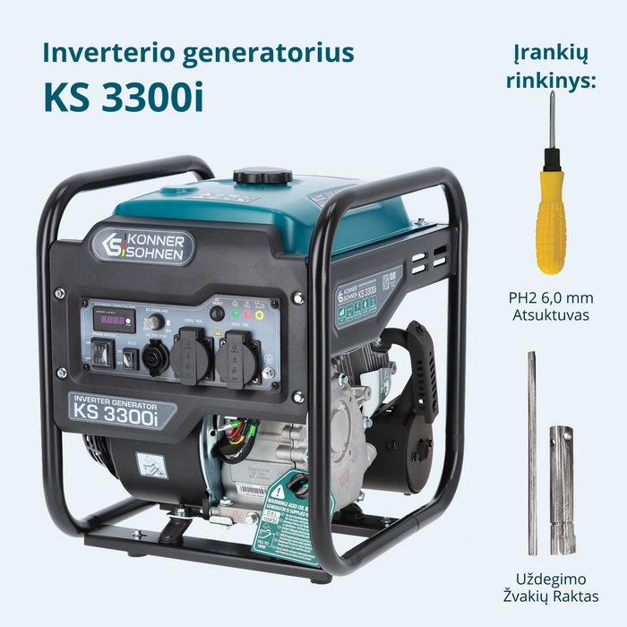 Inverterinis generatorius KS 3300i
