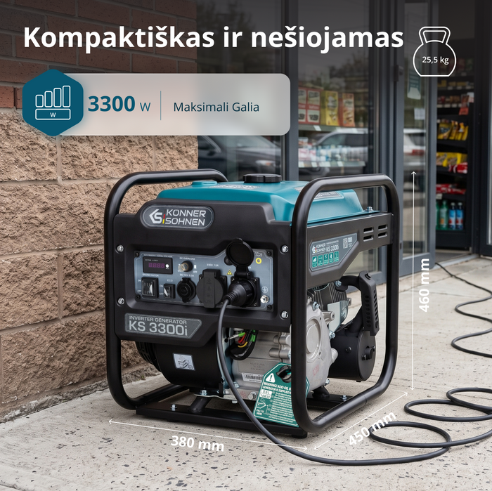 Inverterinis generatorius KS 3300i