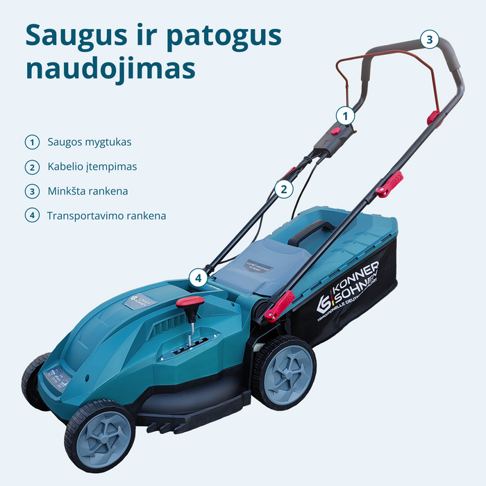 Elektrinė vejapjovė KS 38LM16