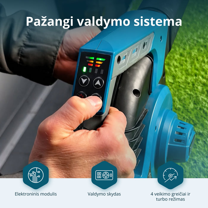 Belaidis sodo dulkių siurblys-pūtiklis KS LBV-40V