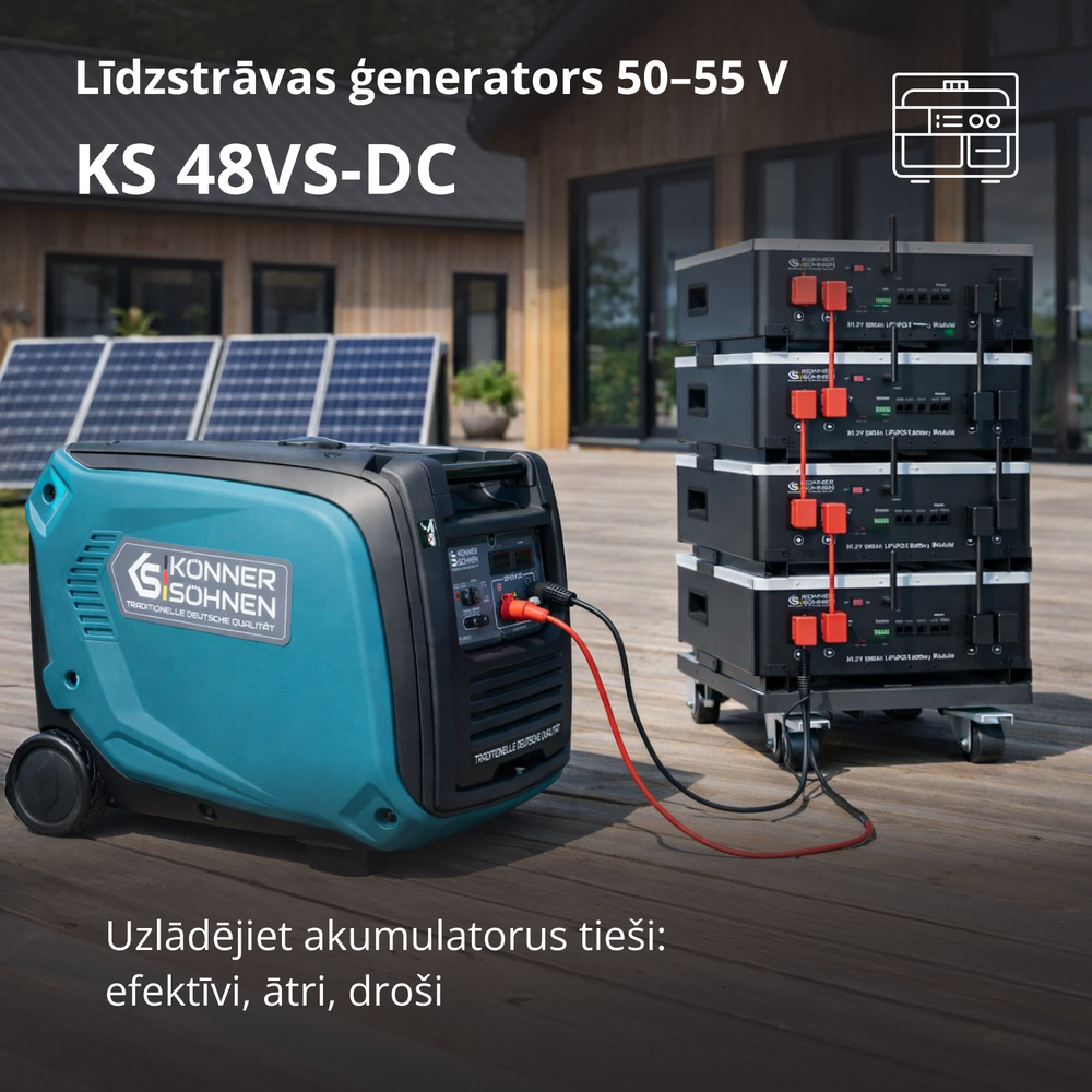 KS 48VS-DC Līdzstrāvas ģenerators, versija 50–55V