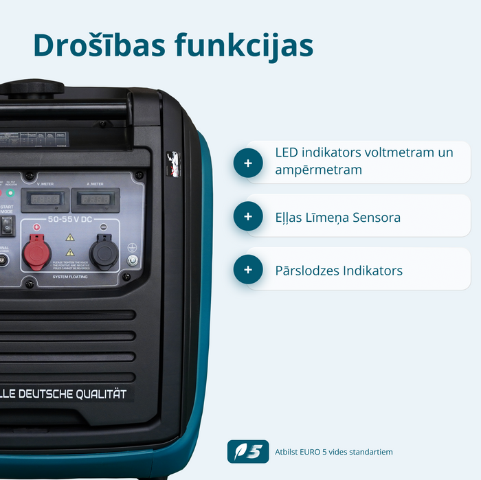 KS 48VGS-DC līdzstrāvas ģenerators, versija 50–55V