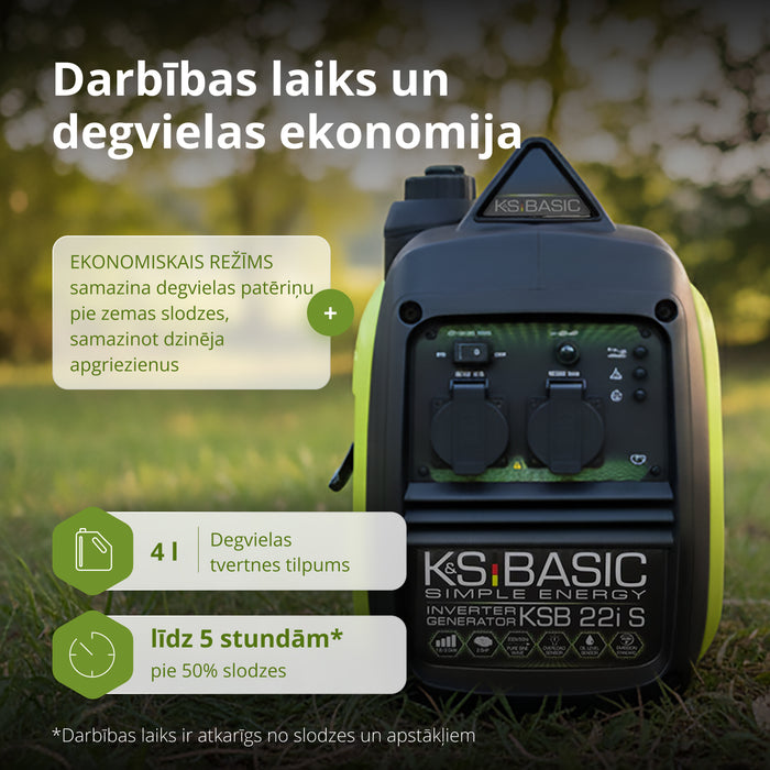 Invertora ģenerators KSB 22i S