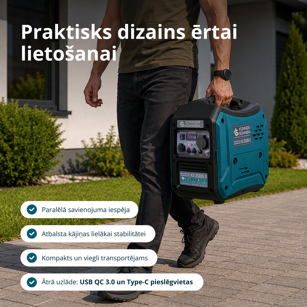 Invertora ģenerators KS 2000i S