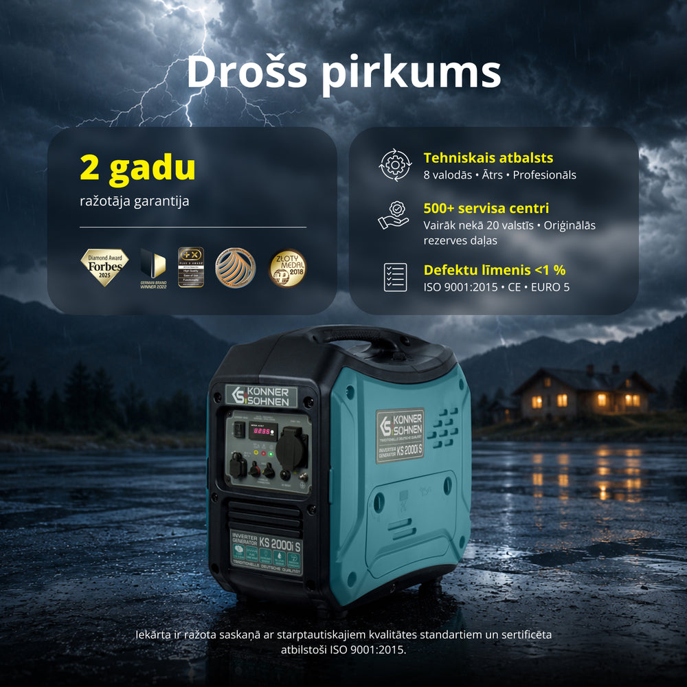 Invertora ģenerators KS 2000i S