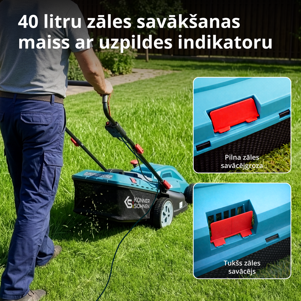 Elektriskā zāles pļaujmašīna KS 38LM16