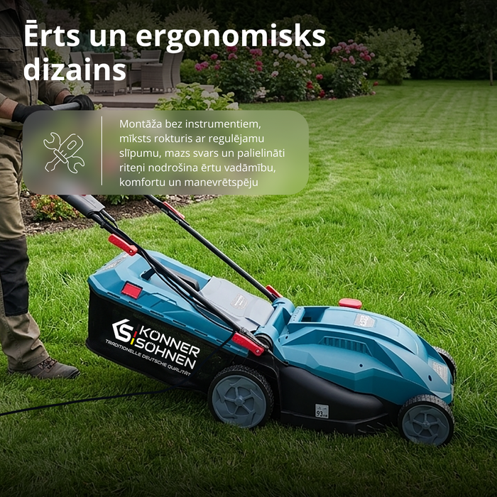 Elektriskā zāles pļaujmašīna KS 38LM16