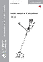 Cordless brush cutter & String trimmer KS BCT-20V, KS BCT-40V