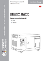 Diiselgeneraatorid KS 16-1/3E, KS 16-1E