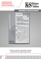 Commissioning procedure for diesel generator