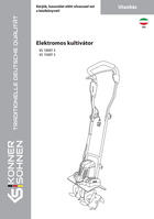 Elektromos kapálógép K&S 1000/1500T E