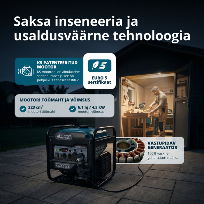 Invertergeneraator KS 4500i