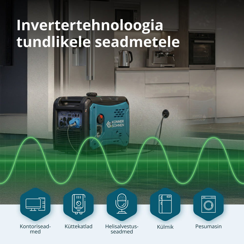 Invertergeneraator KS 6000iE S