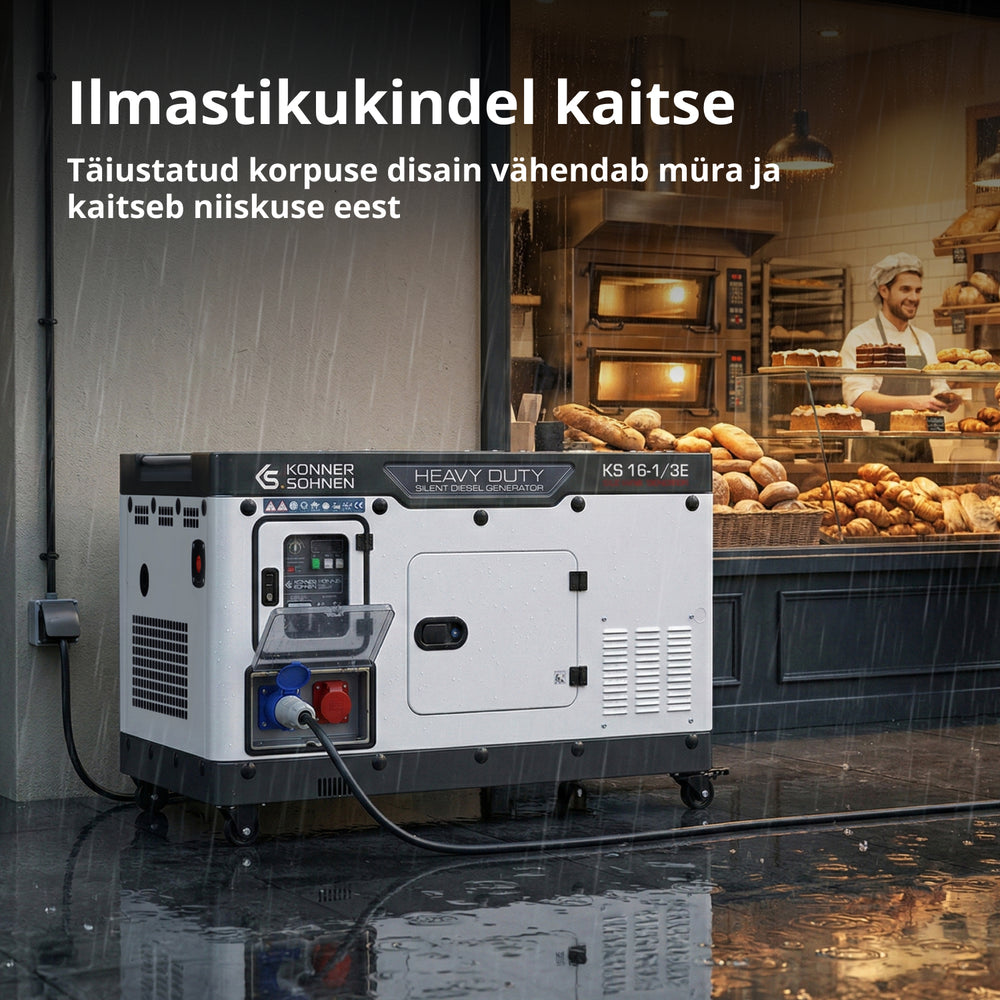 Diiselgeneraator KS 16-1/3E