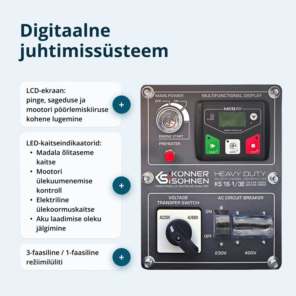 Diiselgeneraator KS 16-1/3E