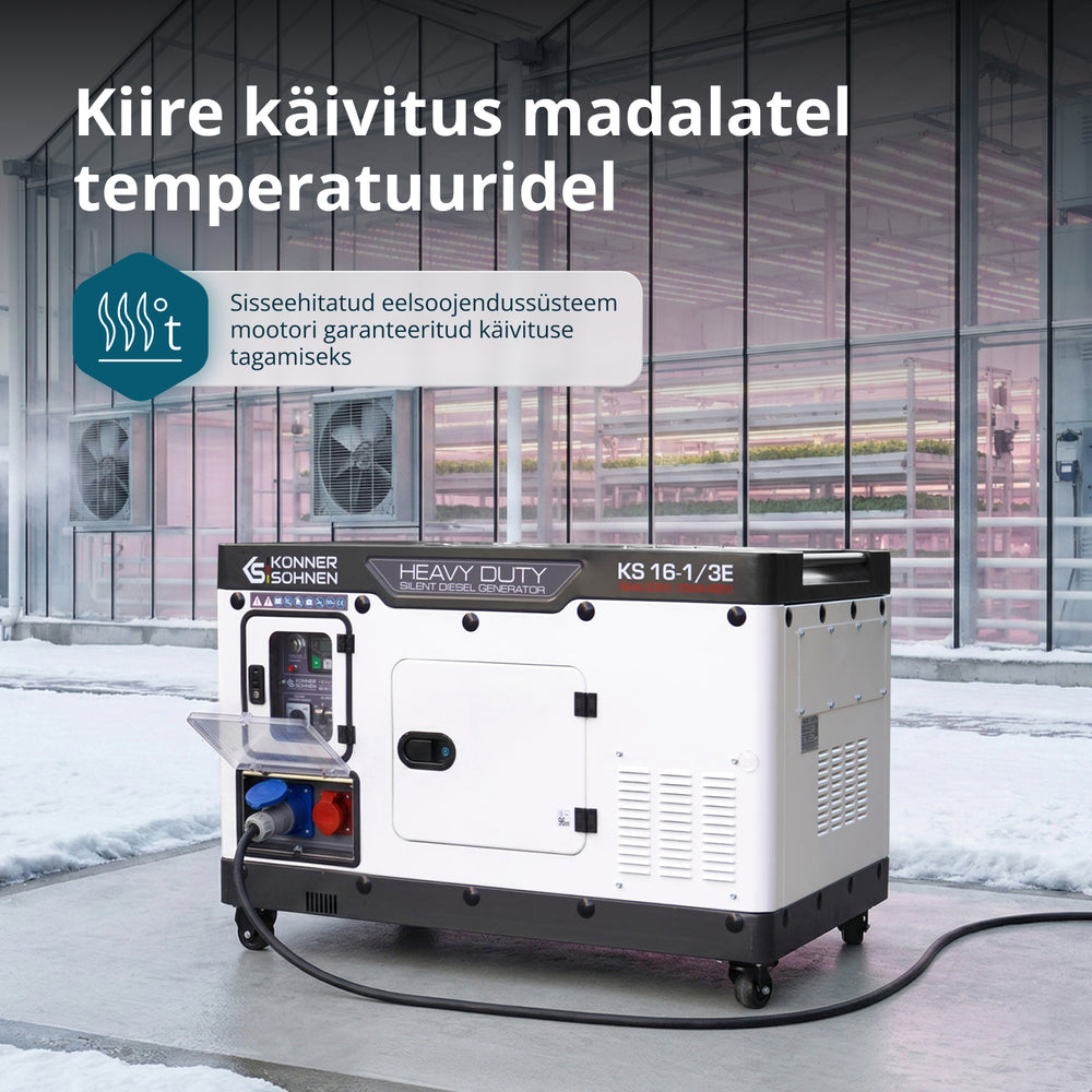 Diiselgeneraator KS 16-1/3E