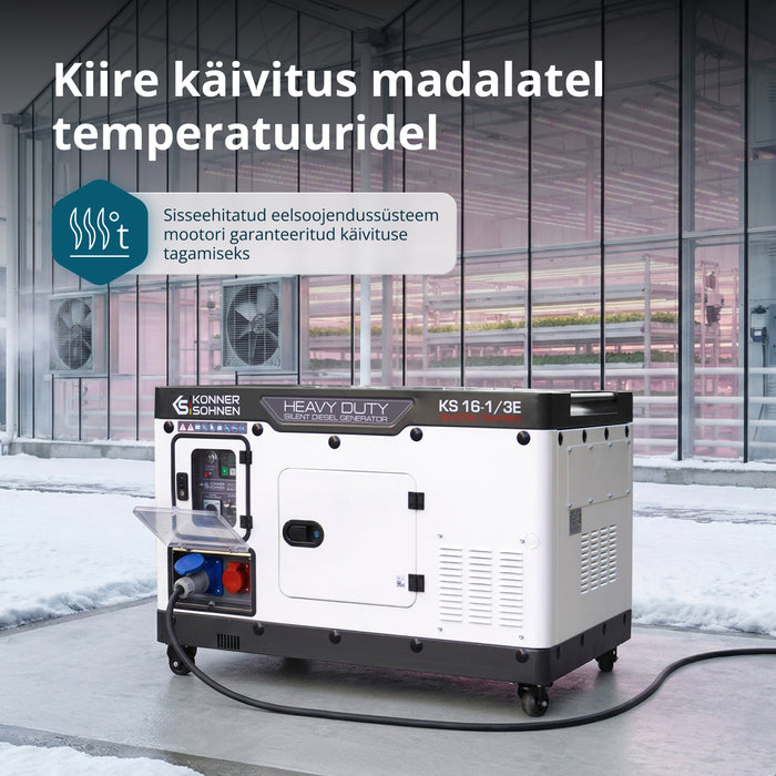 Diiselgeneraator KS 16-1/3E