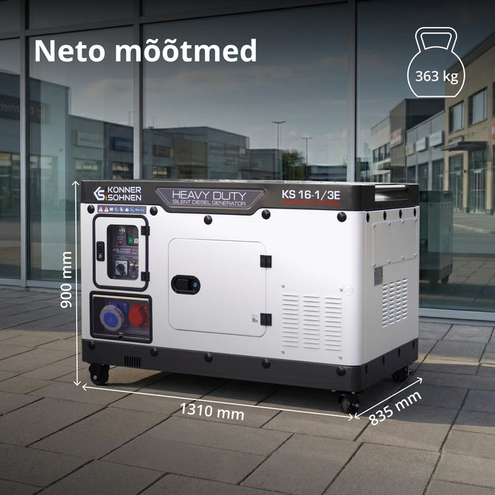 Diiselgeneraator KS 16-1/3E