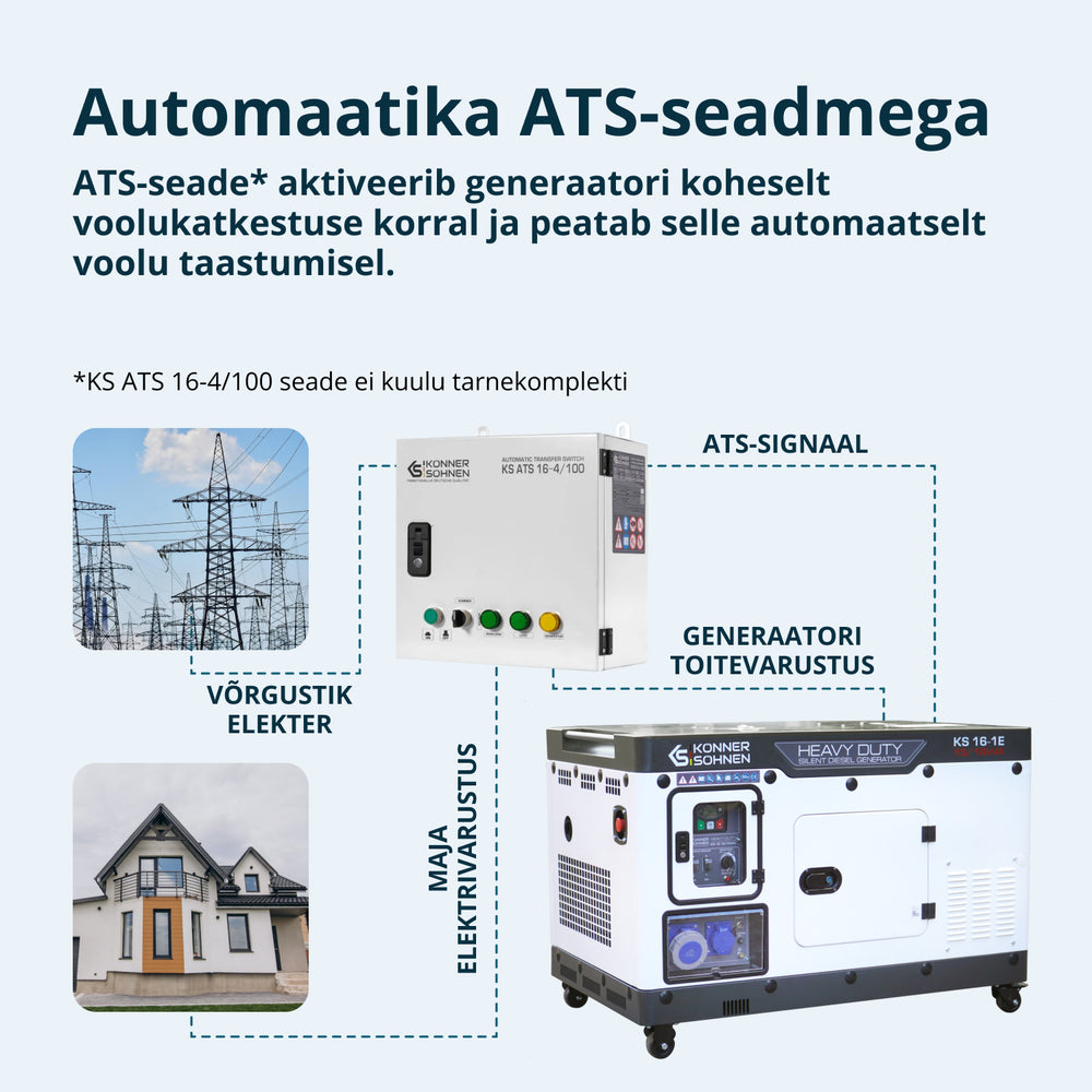 Diiselgeneraator KS 16-1E
