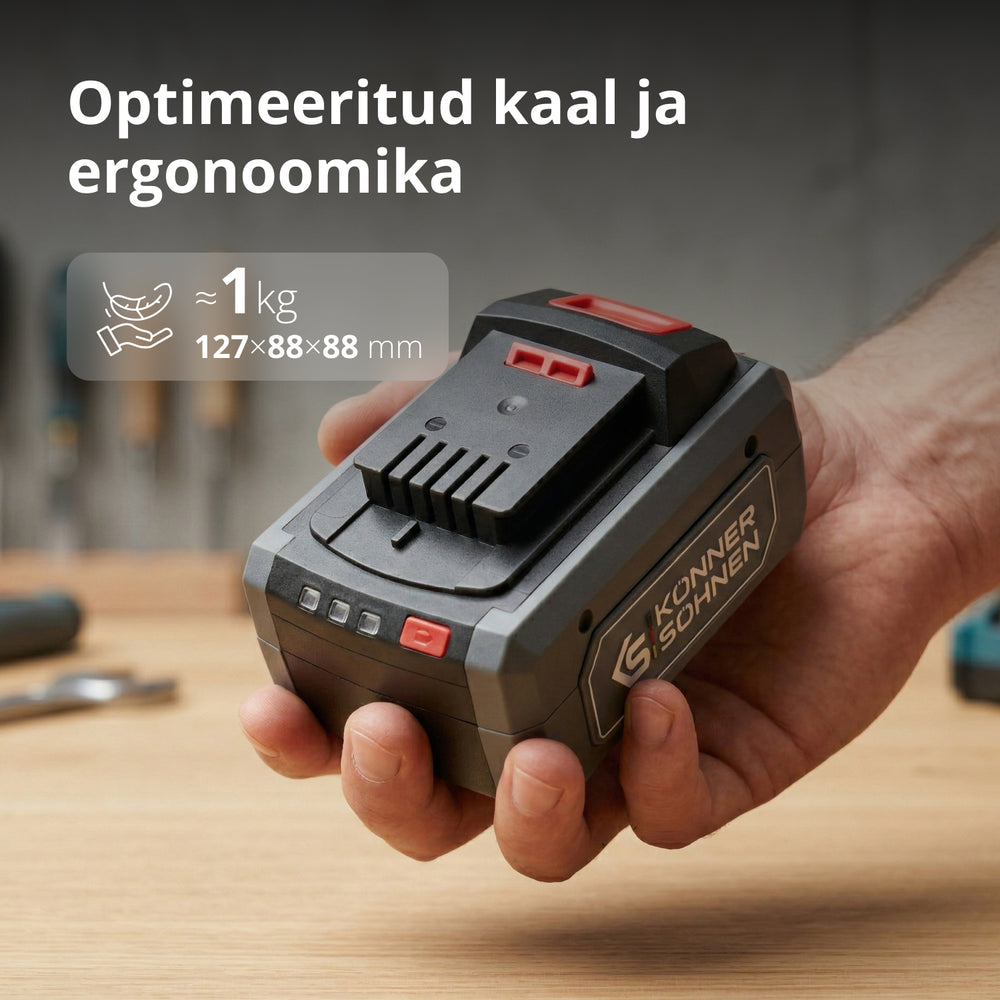20V liitiumaku KS 20V8-2