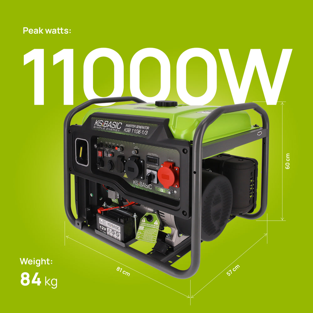 Inverter generator KSB 110iE-1/3