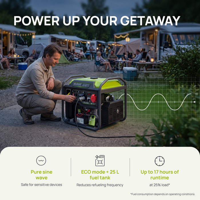 Inverter generator KSB 80iE-1/3